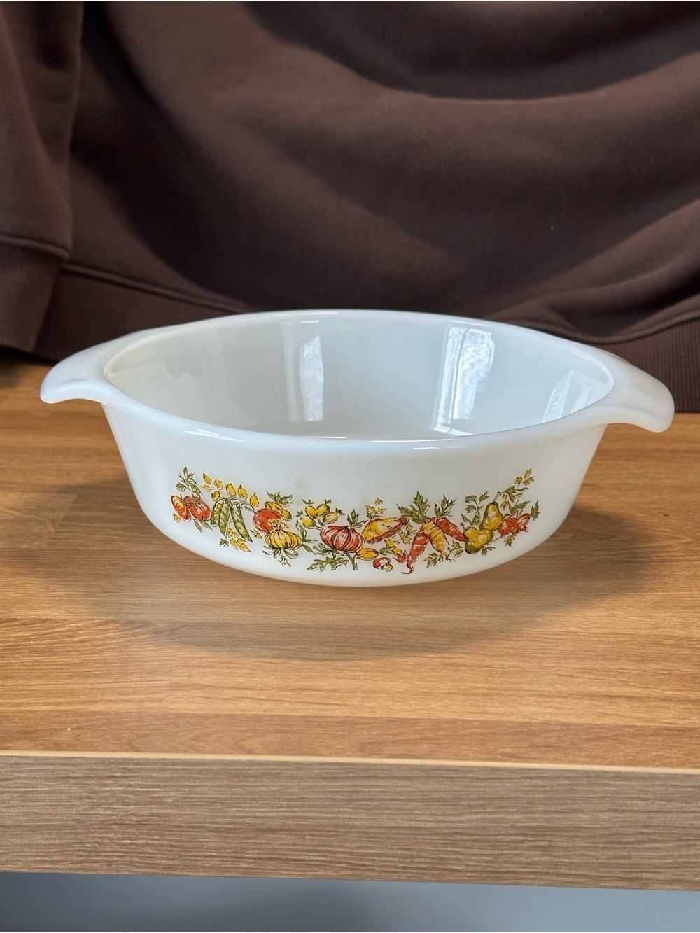 Vintage Pyrex Forest Fancies #473-B 1 Qt Mushroom Casserole Dish No Lid
